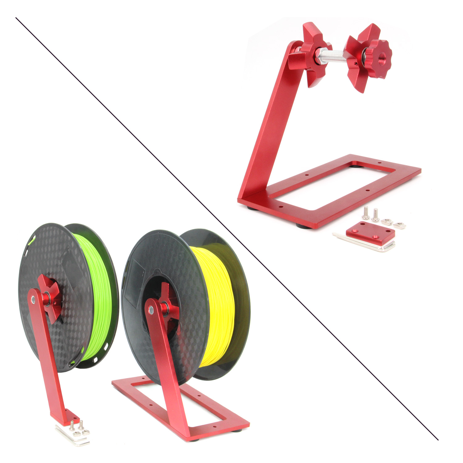 3D Printer Filament Holder Rot - 3D Printing Nylon recension och pris