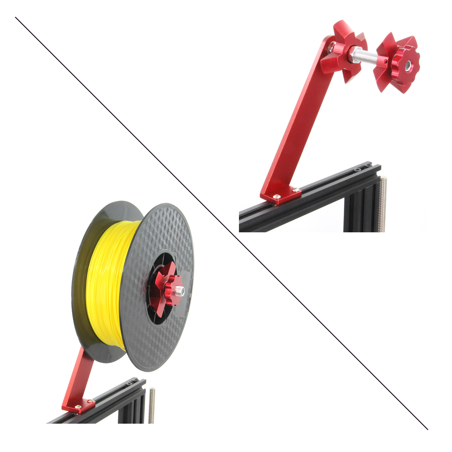3D Printer Filament Holder Rot - 3D Printing Nylon recension och pris