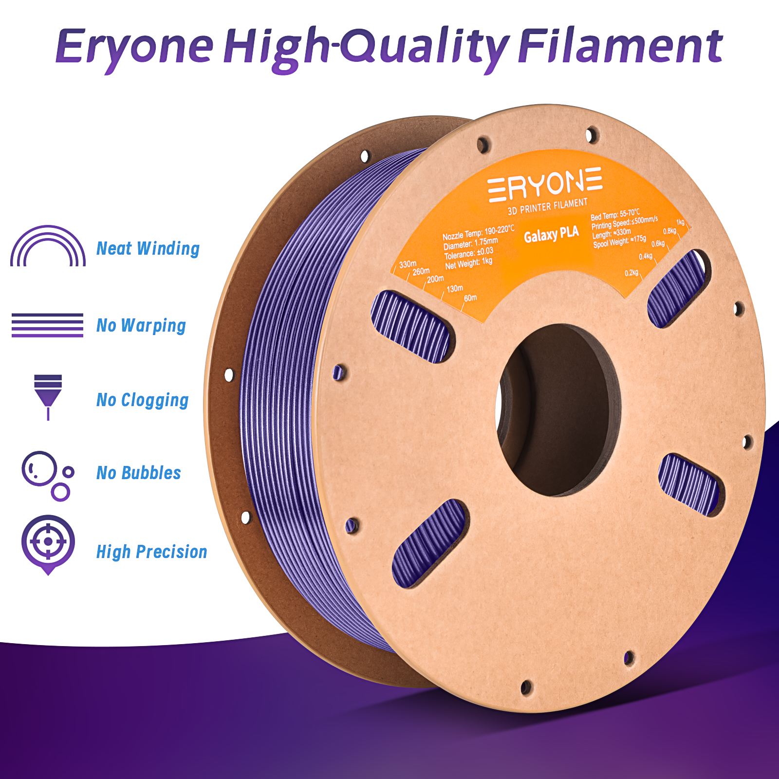 Eryone 3D Printer Glitter Pla  - 3D Printing Nylon recension och pris