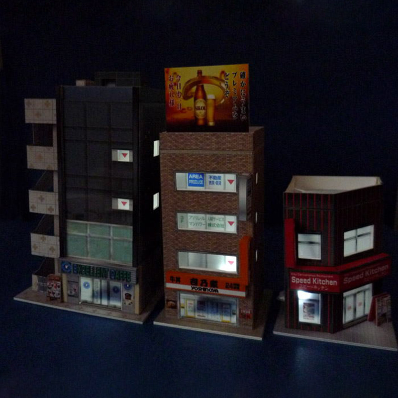 1:150 N-Scale Japanese Buildin - 3D Printing Construction recension och pris