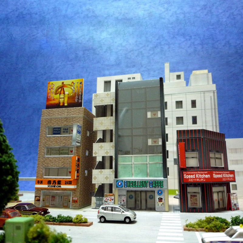 1:150 N-Scale Japanese Buildin - 3D Printing Construction recension och pris