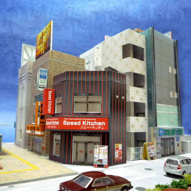 1:150 N-Scale Japanese Buildin - 3D Printing Construction recension och pris