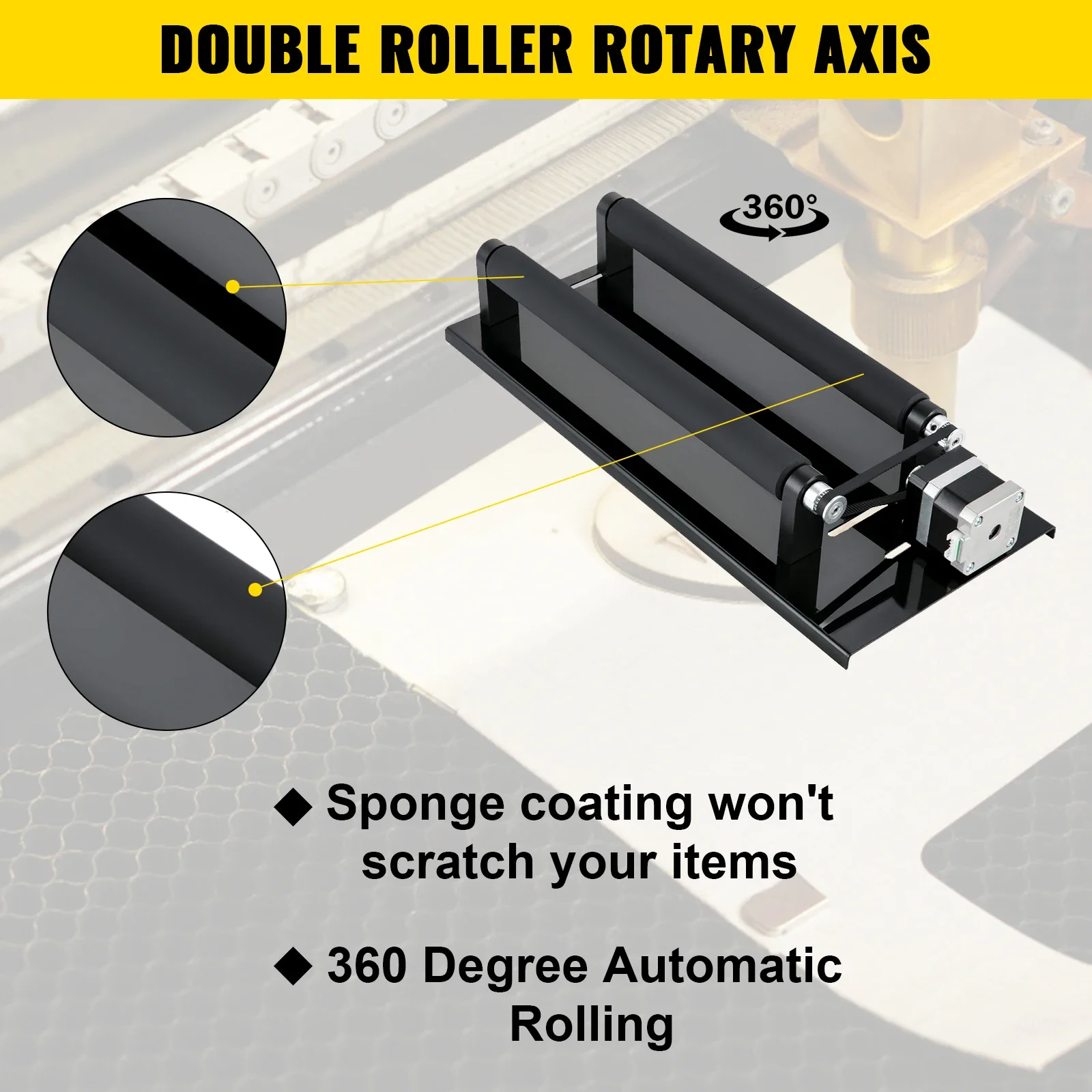 SIHAO Rotary Axis Attachment 4 - Stepper Motor recension och pris