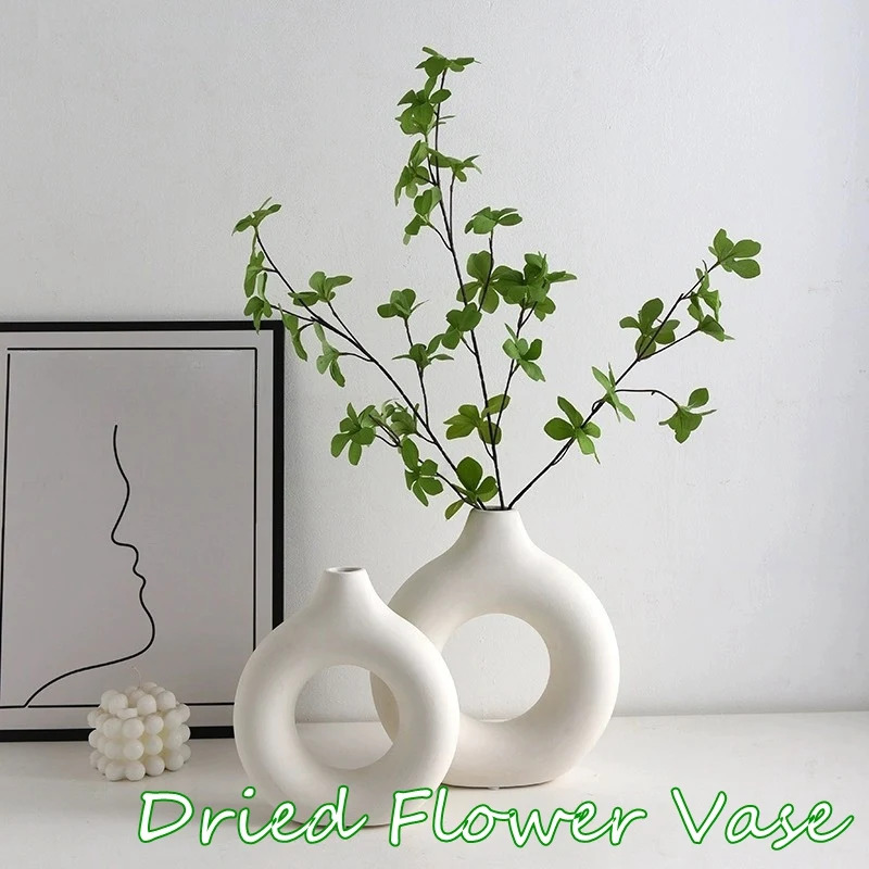 Creative Donut-Shaped Vase, No - 3D Printing Vase recension och pris