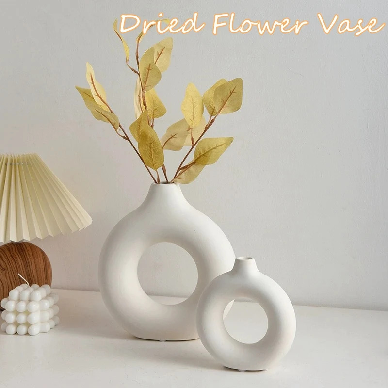 Creative Donut-Shaped Vase, No - 3D Printing Vase recension och pris