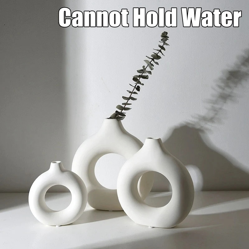 Creative Donut-Shaped Vase, No - 3D Printing Vase recension och pris