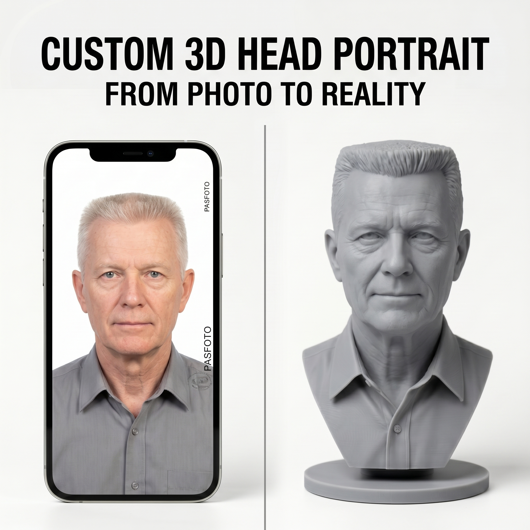 Personalized 3D Printed Bust F - 3D Printing Article recension och pris