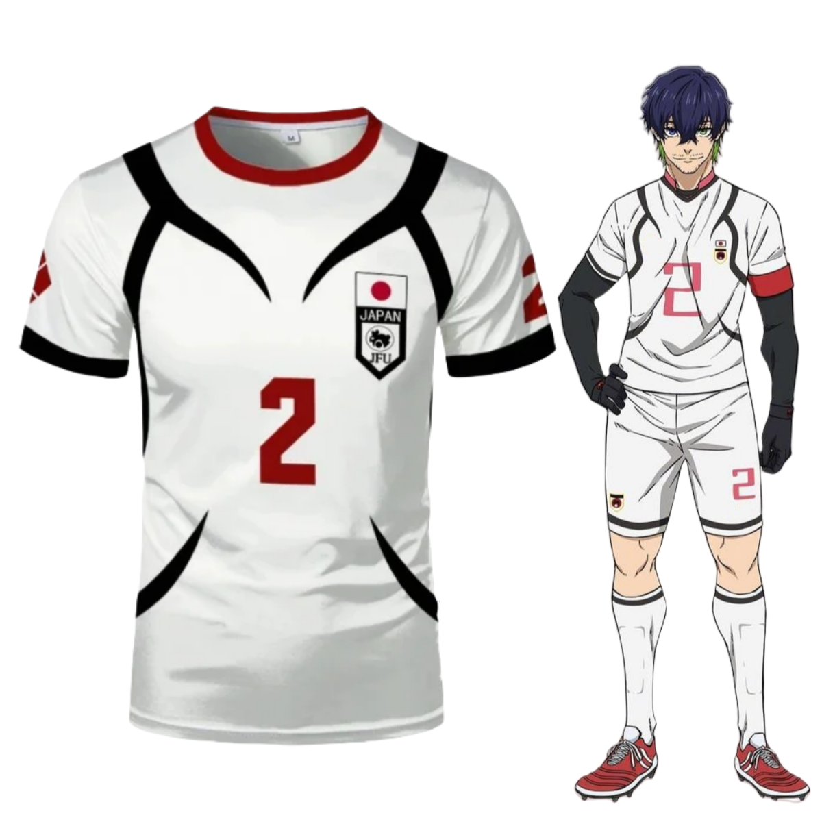 Anime Aiku Shirt Cosplay Costu - 3D Printing Services recension och pris
