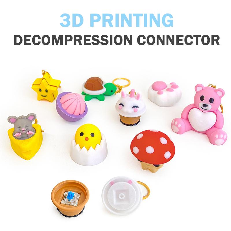 3D Printed Turtle Mushroom Key - 3D Printing Keycaps recension och pris