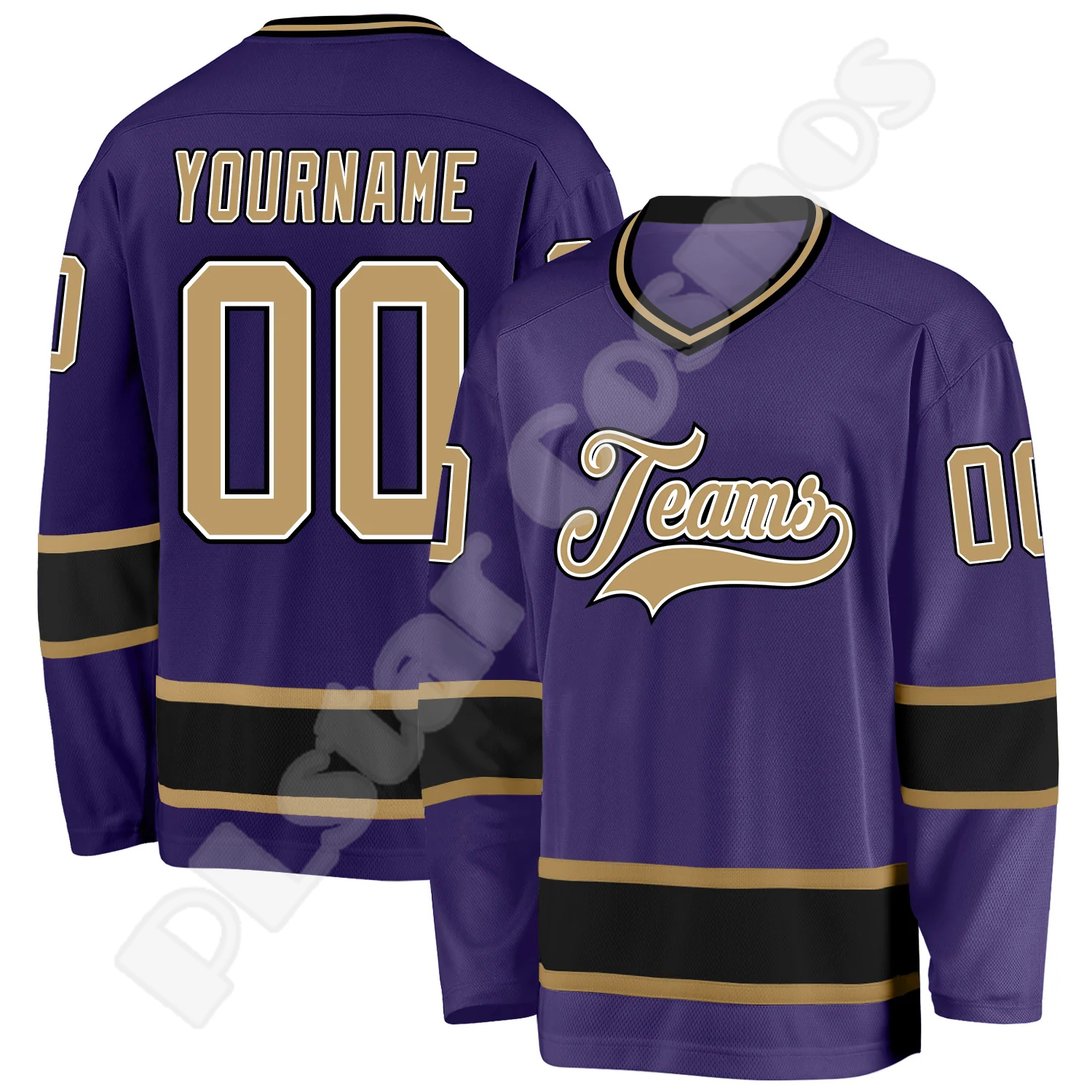 Hockey Jersey Custom Name Team - 3D Printing Logo recension och pris