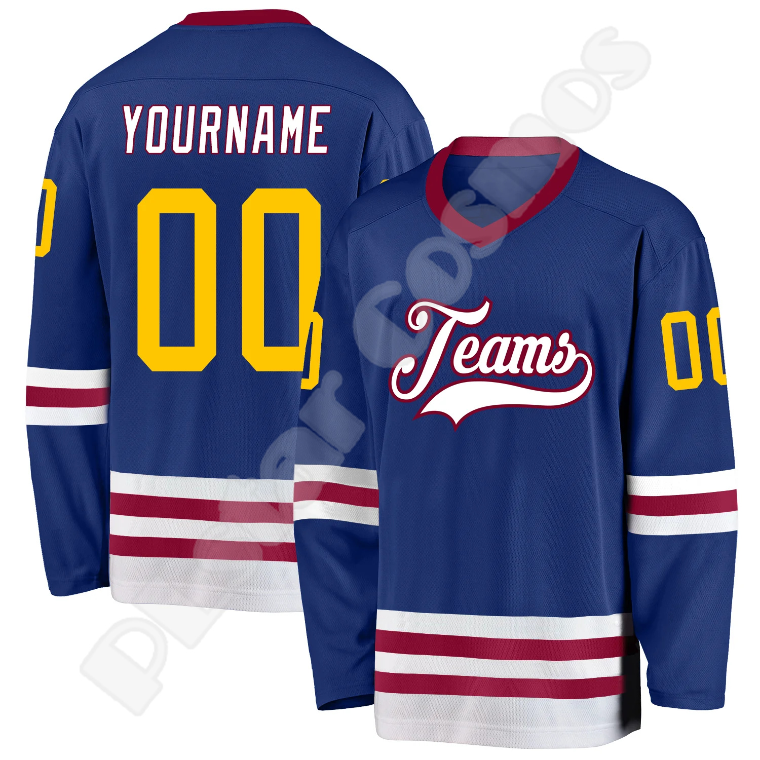 Hockey Jersey Custom Name Team - 3D Printing Logo recension och pris