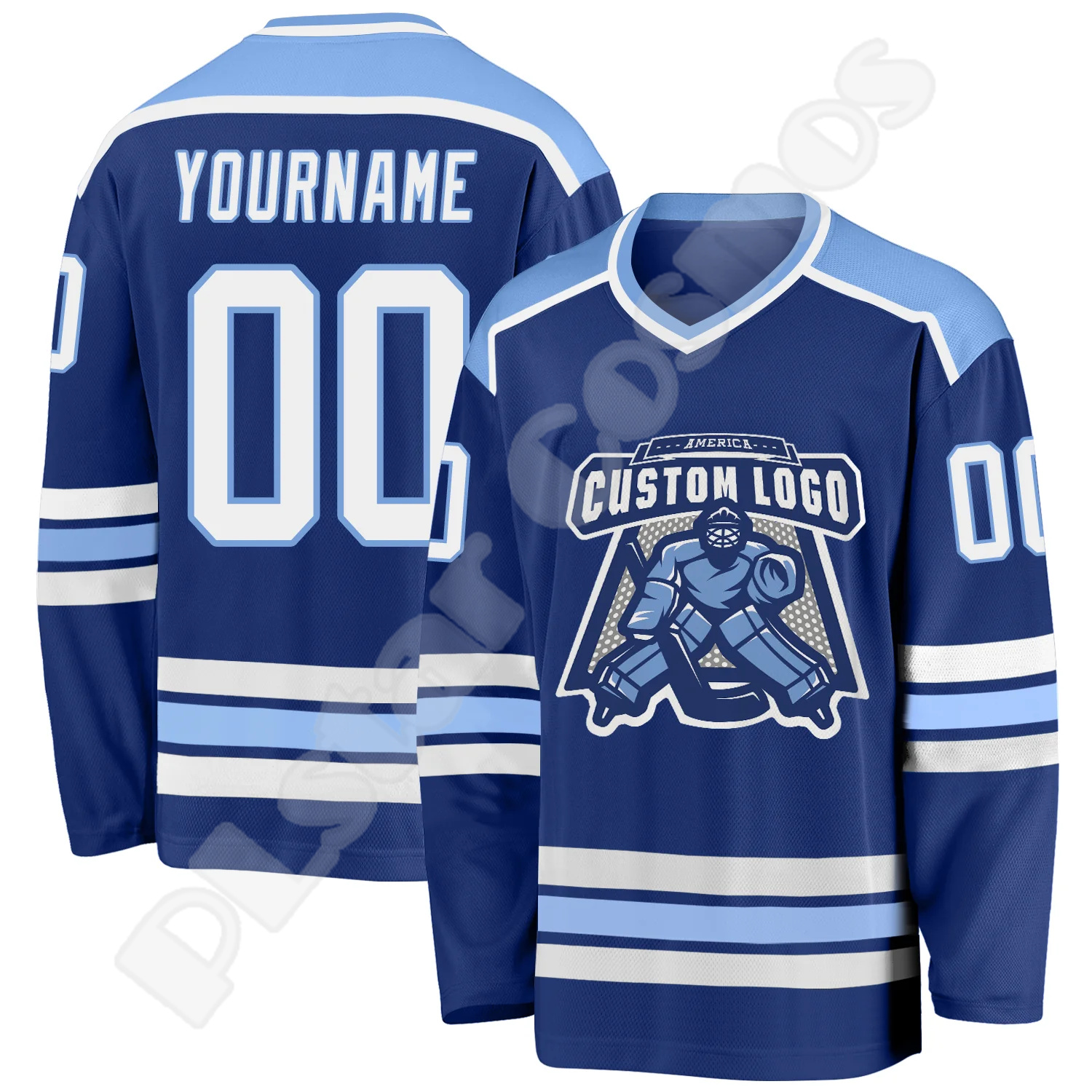 Hockey Jersey Custom Name Team - 3D Printing Logo recension och pris