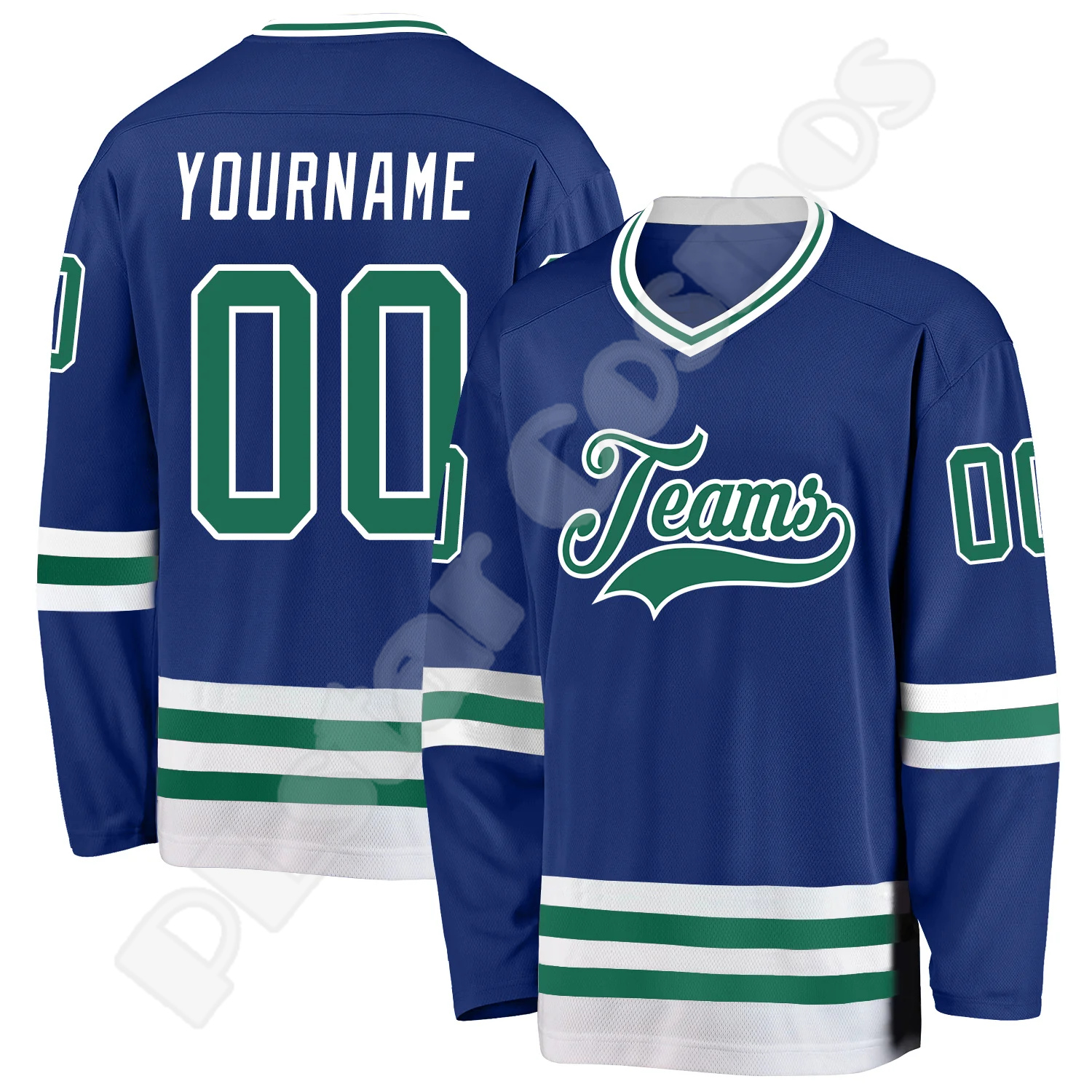 Hockey Jersey Custom Name Team - 3D Printing Logo recension och pris