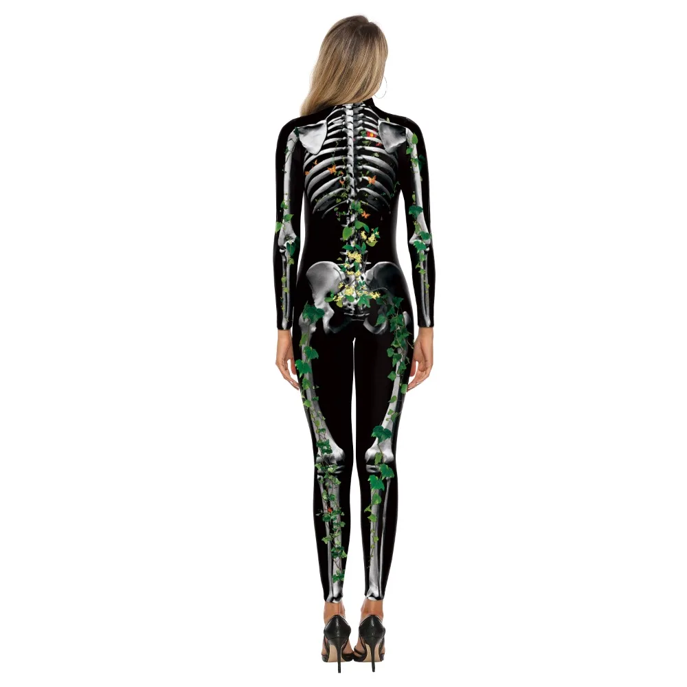 Halloween Bodysuit Skull Patte - 3D Printing Ghosting recension och pris