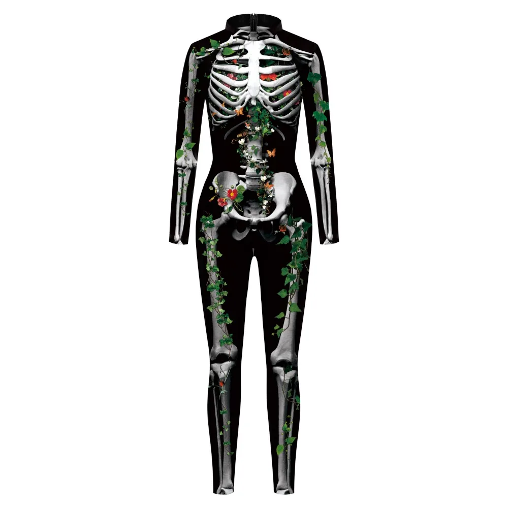 Halloween Bodysuit Skull Patte - 3D Printing Ghosting recension och pris