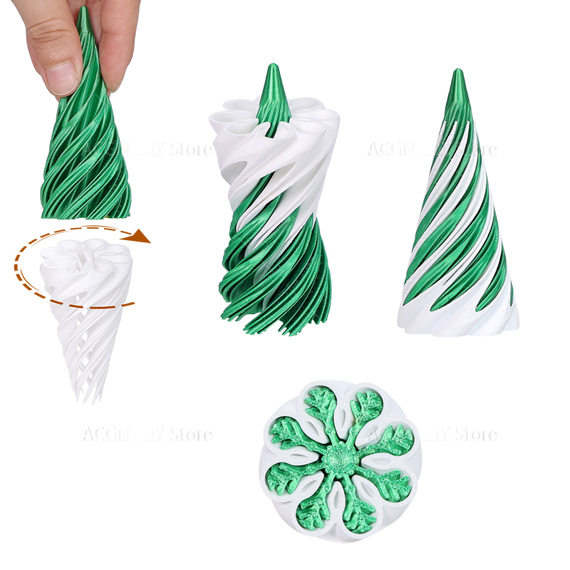 31 Styles 3D Printed Spiral Co - 3D Printing Ghosting recension och pris