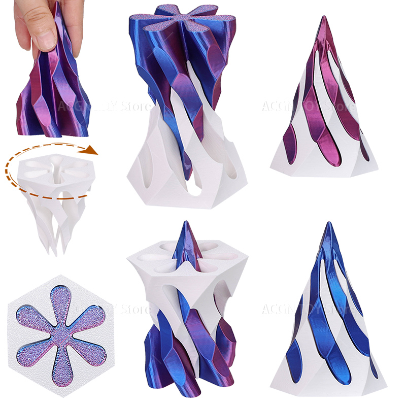 31 Styles 3D Printed Spiral Co - 3D Printing Ghosting recension och pris