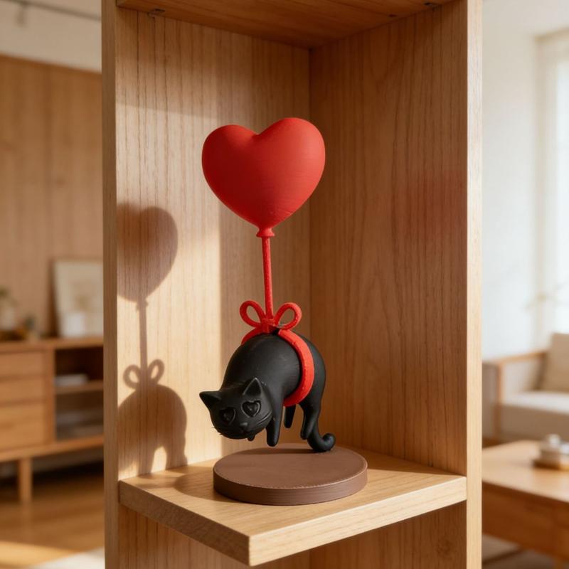 3D Printed Suspended Cat Heart - 3D Printing Article recension och pris