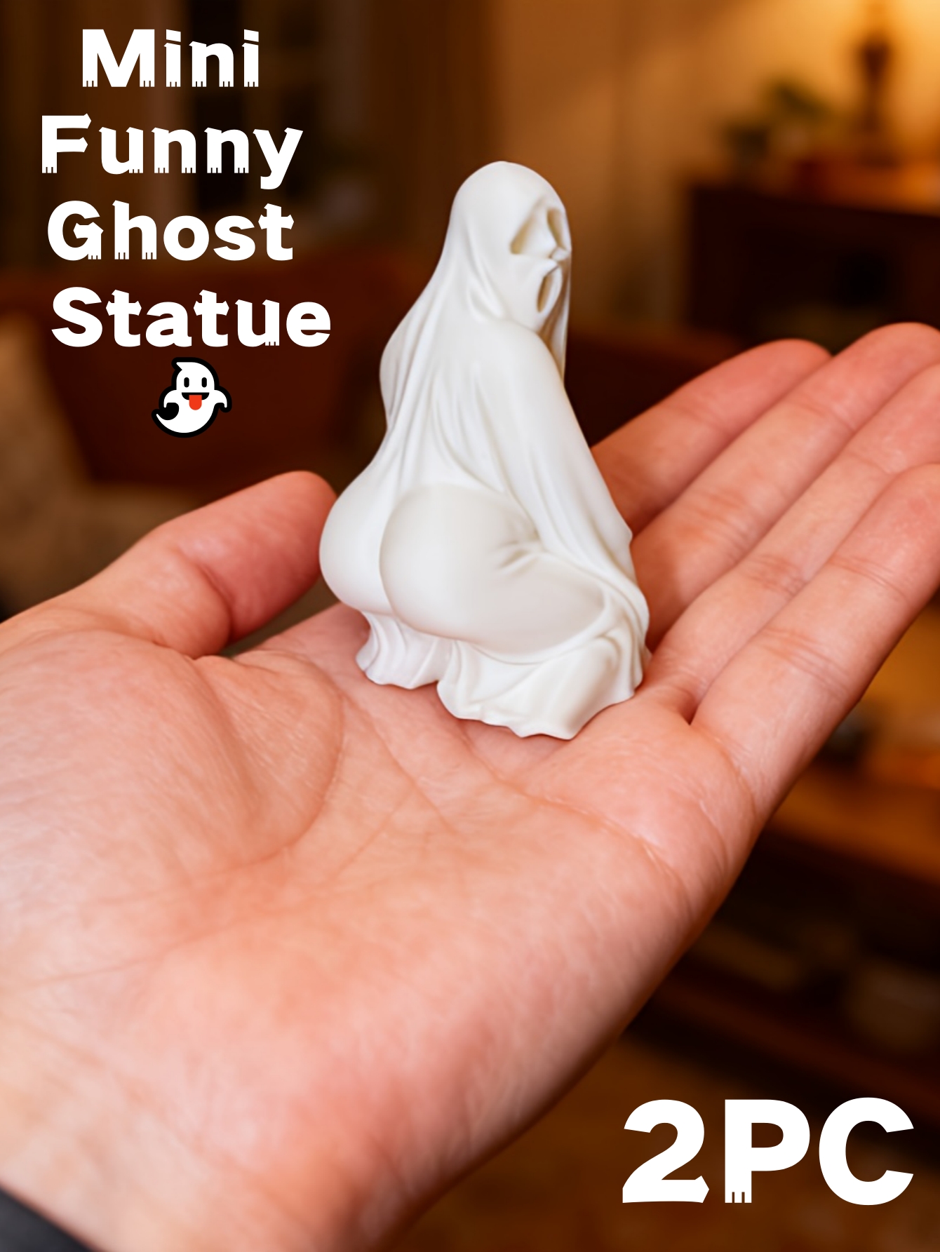 2 Pieces - 3D Printed 6.2Cm/2. - 3D Printing Ghosting recension och pris
