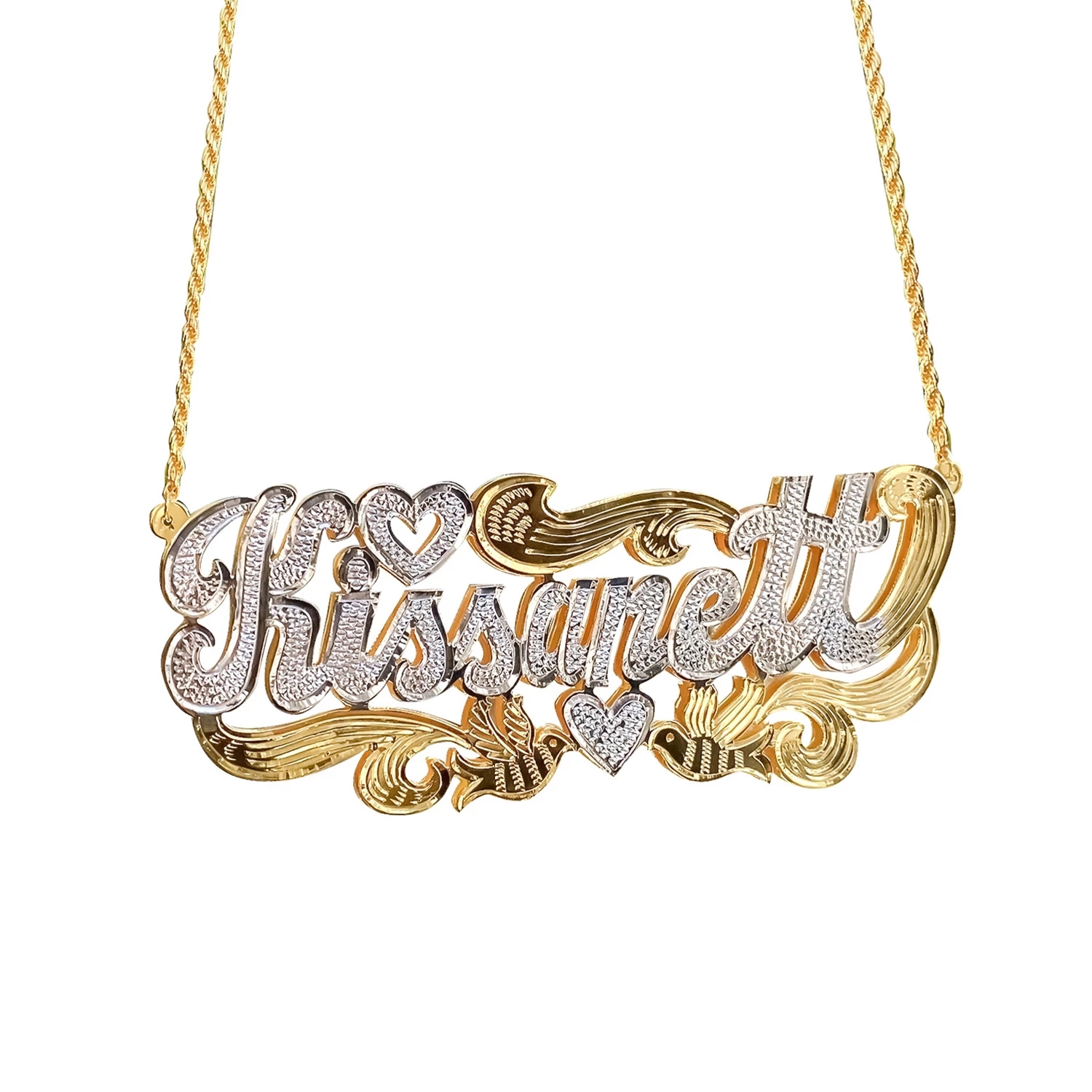 Zciti Custom Name Necklace 18K - 3D Printing Jewelry recension och pris
