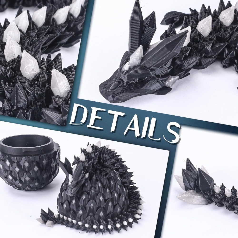 Glow-in-The-Dark 3D Printed Dr - 3D Printing Dragon recension och pris