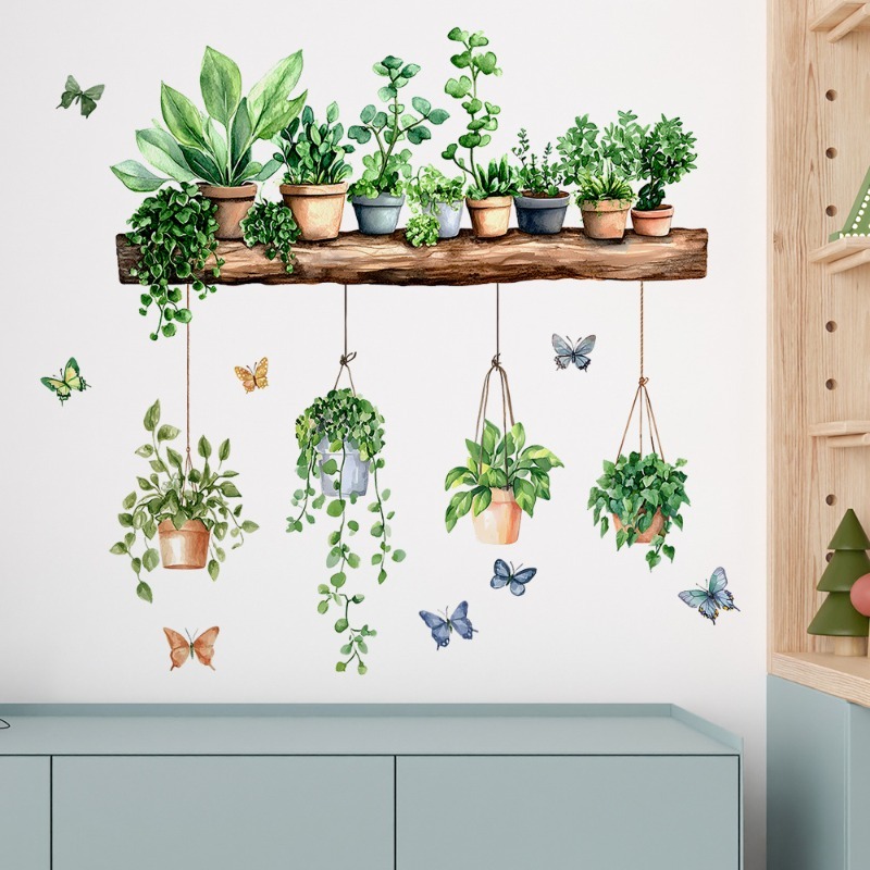 3D Potted Green Plant Shelf Wa - 3D Printing Vase recension och pris