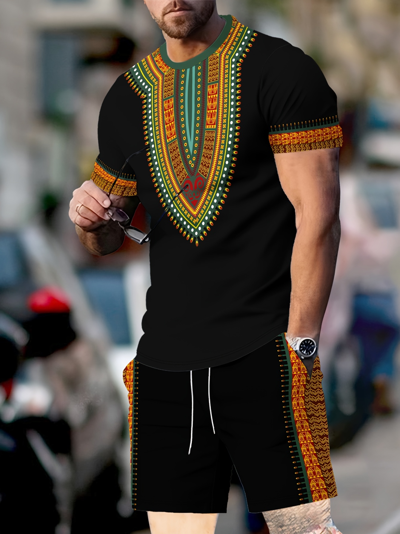 New Men's Suits African Dashik - 3D Printing Services recension och pris