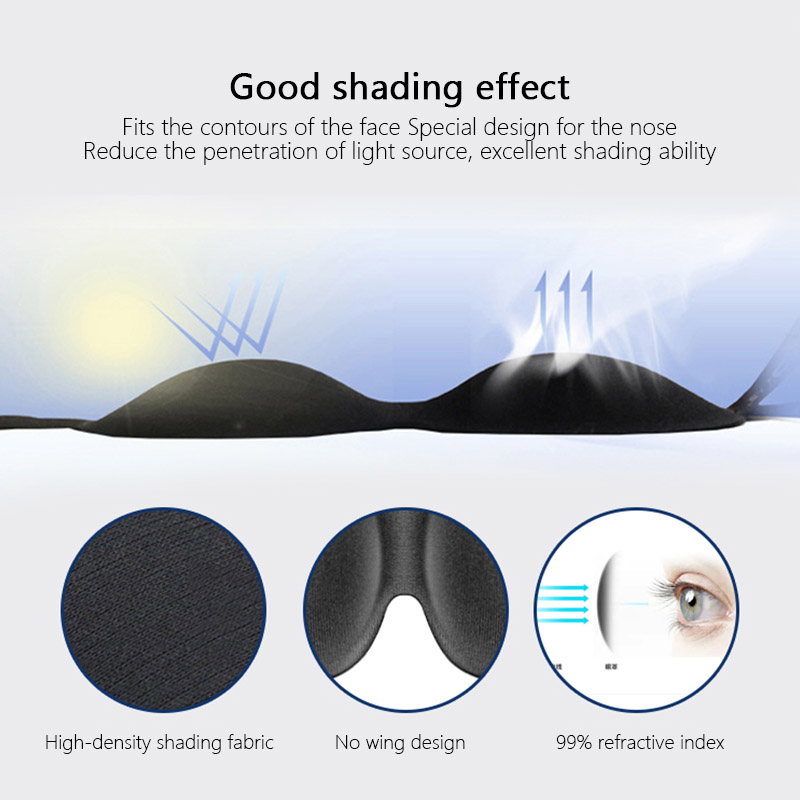 1/2/3PC 3D Sleeping Mask Block - 3D Printing Mask recension och pris