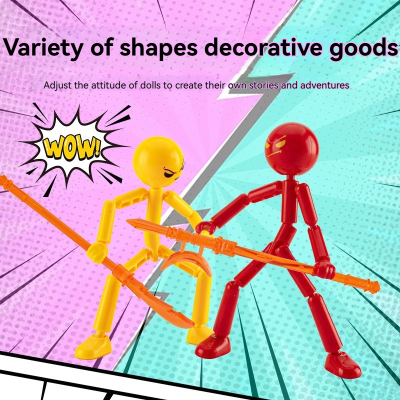 3D Printed Stickman Action Fig - 3D Printing Robot recension och pris