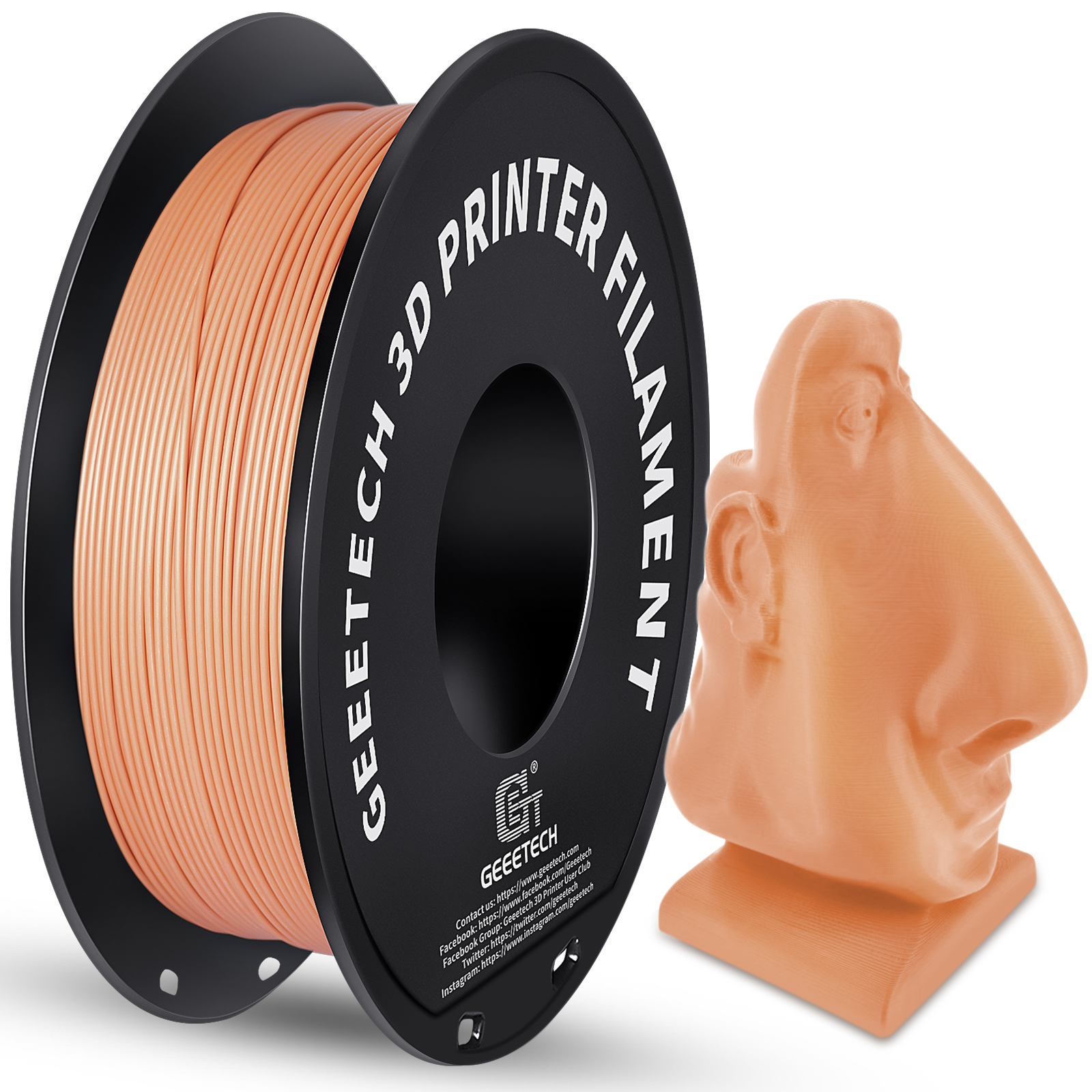 GEEETECH 1roll/1kg 1.75mm Matt - 3D Printing Nylon recension och pris