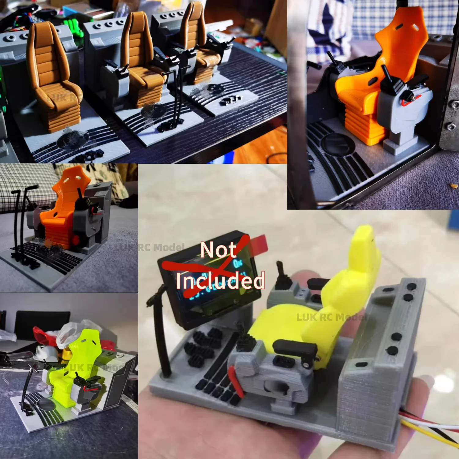 1/12 RC Hydraulic Excavator Mo - 3D Printing Excavator recension och pris