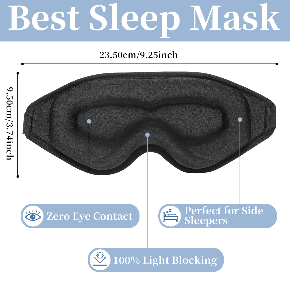 3D Soft Padded Sleeping Mask,  - 3D Printing Mask recension och pris
