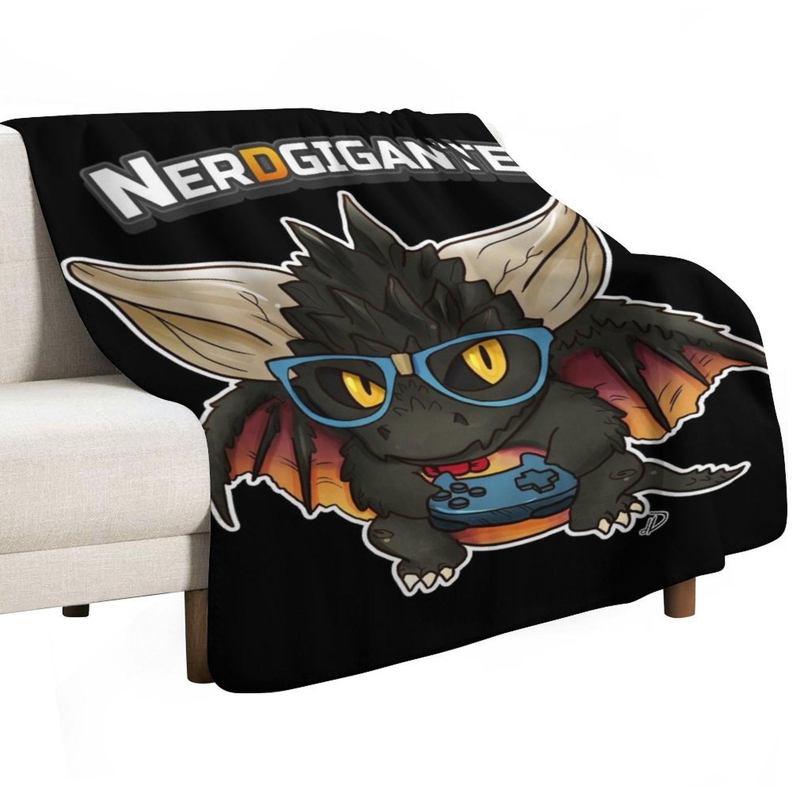 Nerd-gigante Throw Blanket Men - 3D Printing Nerd recension och pris