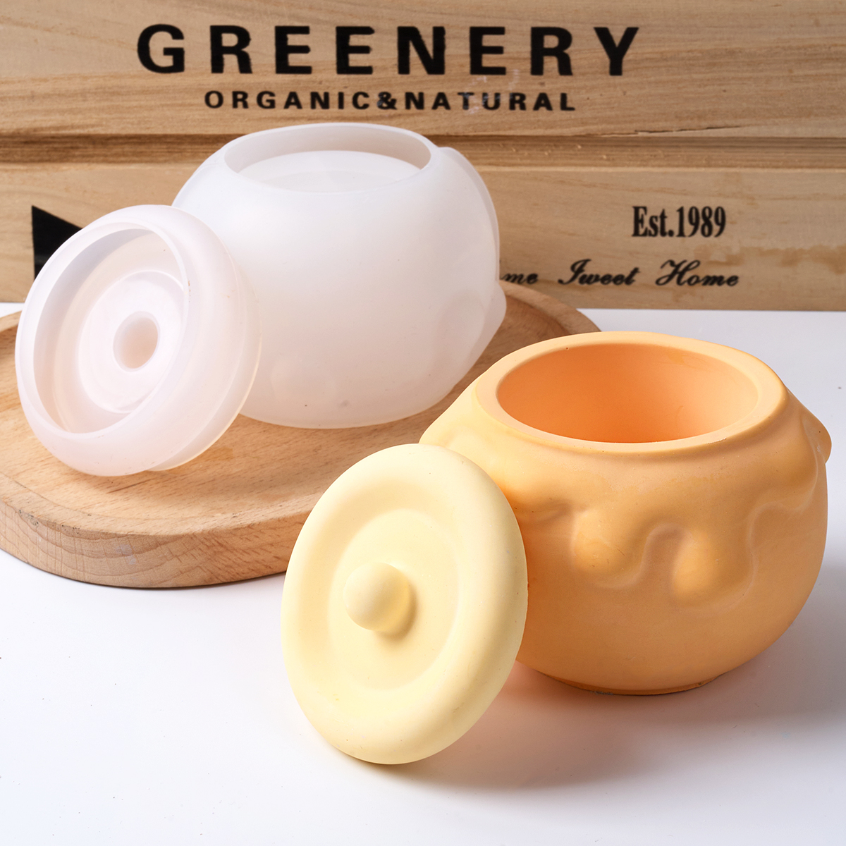 3D Honey Candle Jar Silicone M - 3D Printing Vase recension och pris