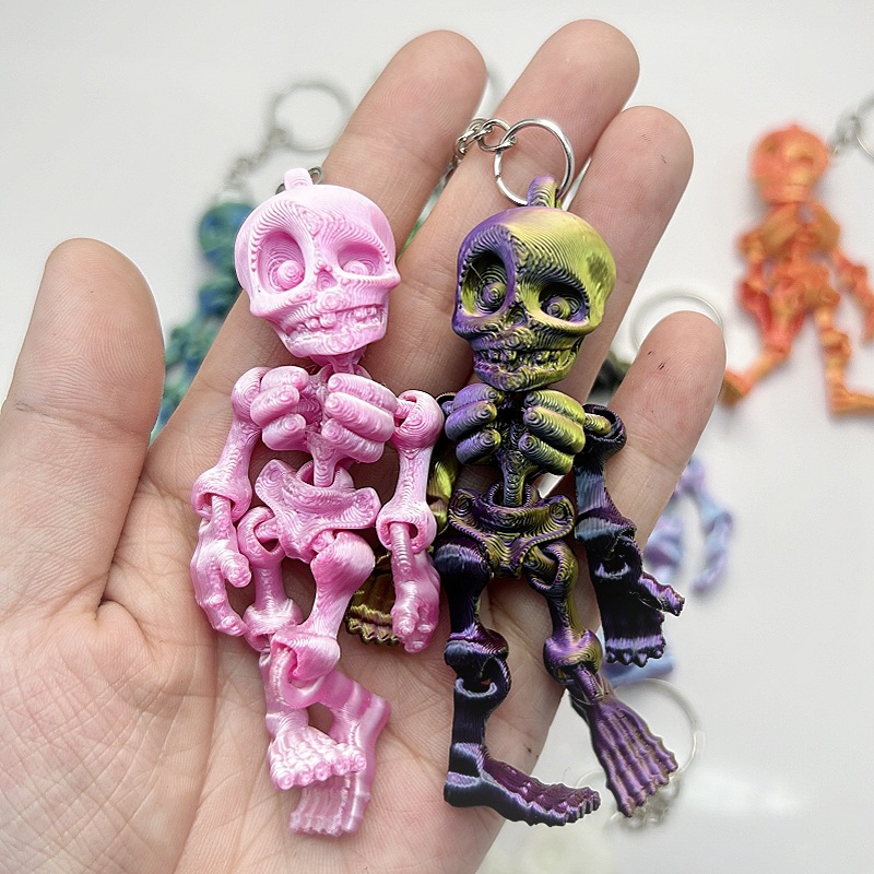 Toys Skeleton Keychain Safe Pl - 3D Printing Excavator recension och pris