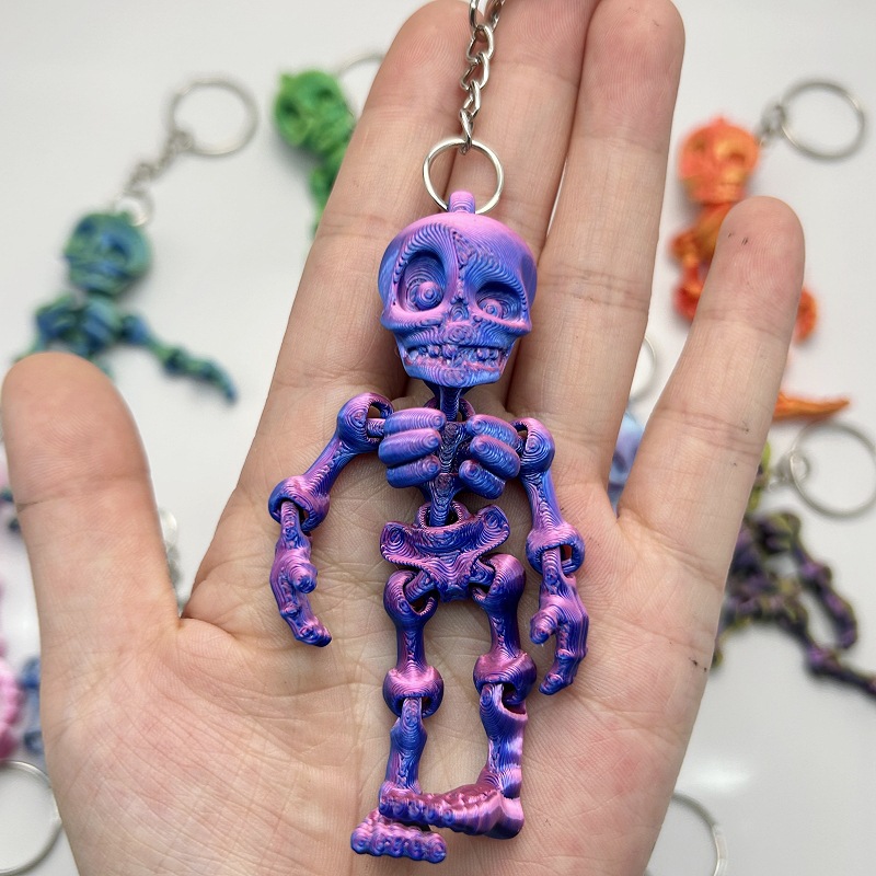 Toys Skeleton Keychain Safe Pl - 3D Printing Excavator recension och pris