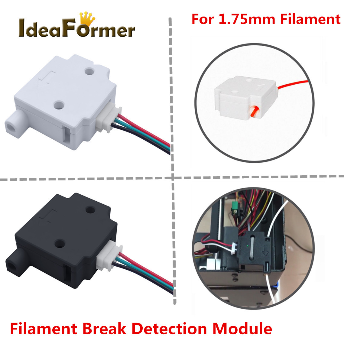 Filament Breakage Detection Mo - Filament Runout Sensor recension och pris