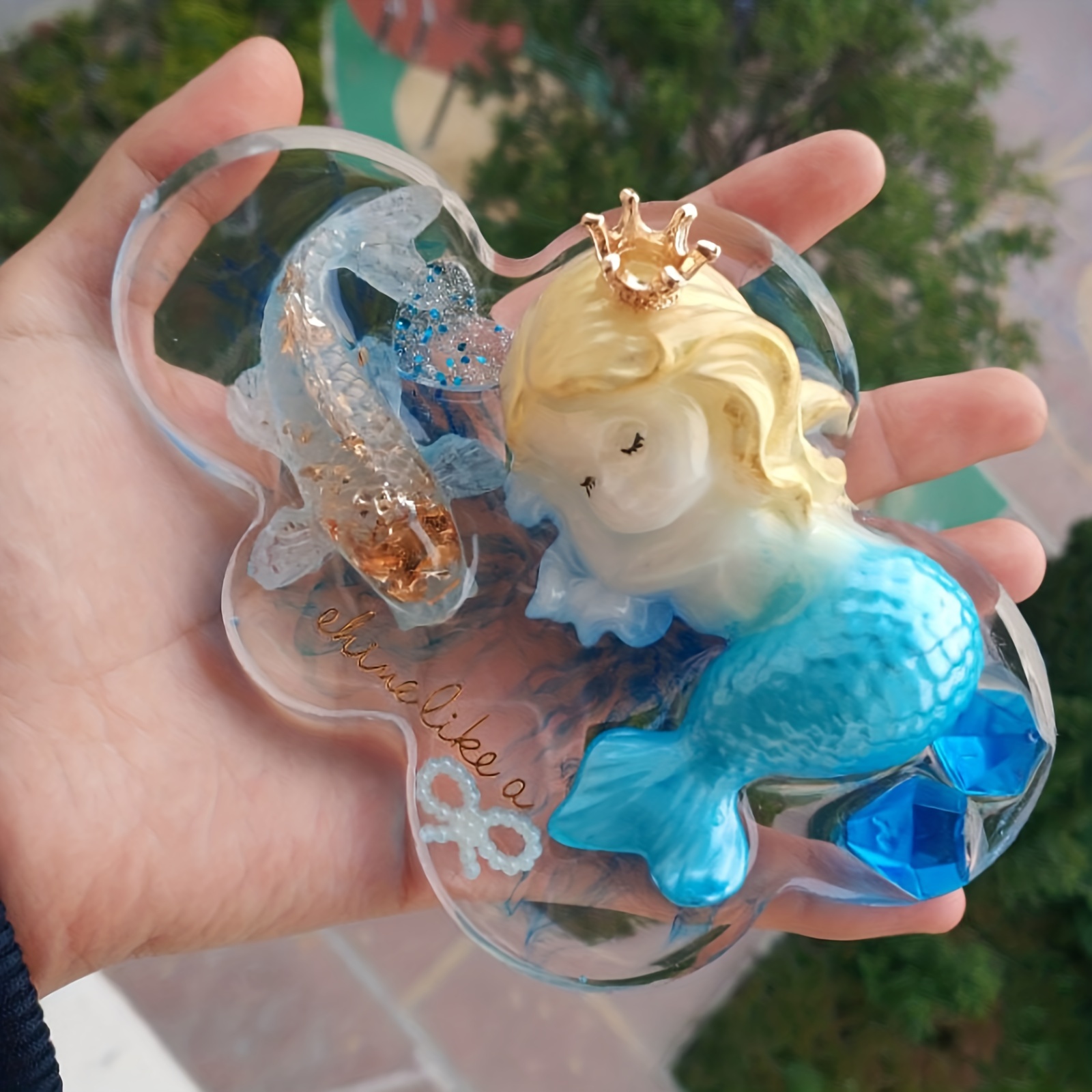 Cute Cartoon Mermaid Silicone  - 3D Printing With Silicone recension och pris