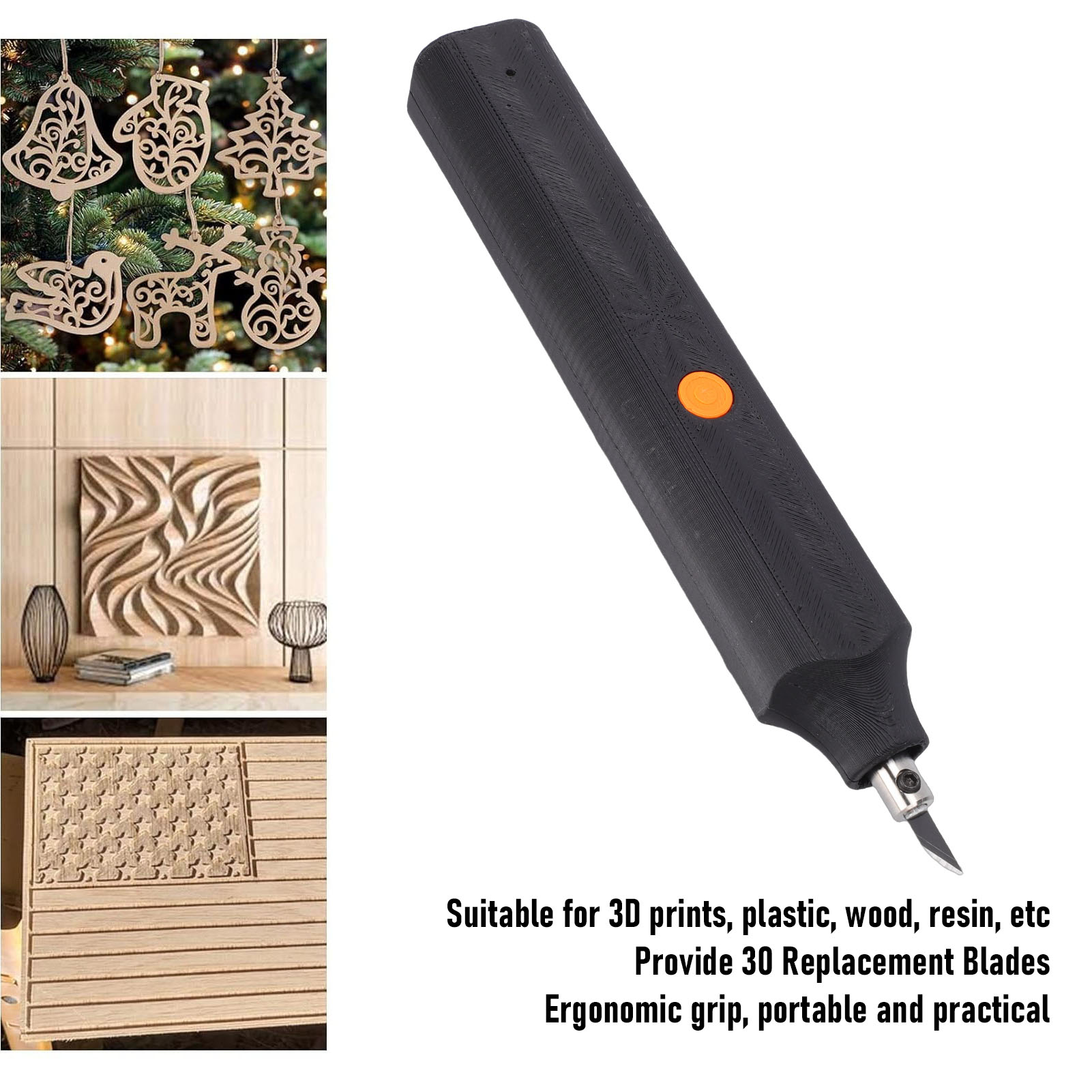 40kHz Ultrasonic Cutter with 3 - 3D Printing Article recension och pris