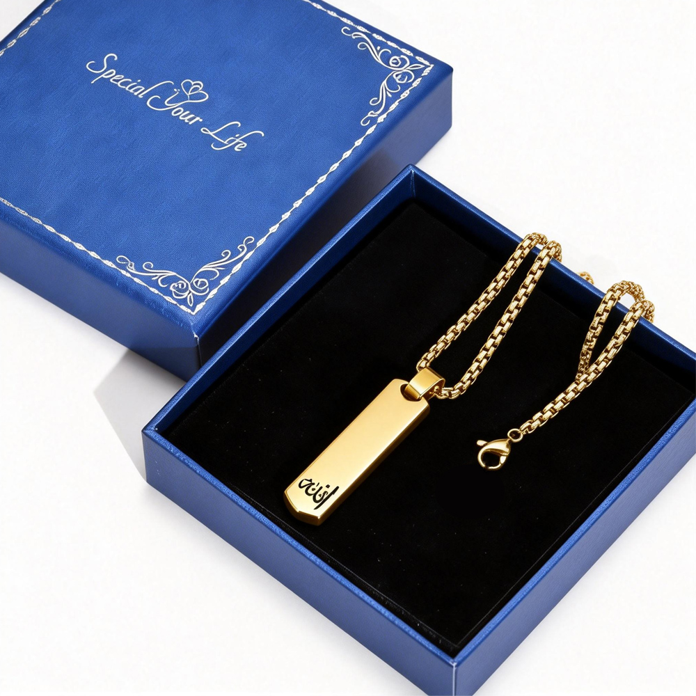 3D Bar Necklace, Cool Simple D - 3D Printing Jewelry recension och pris