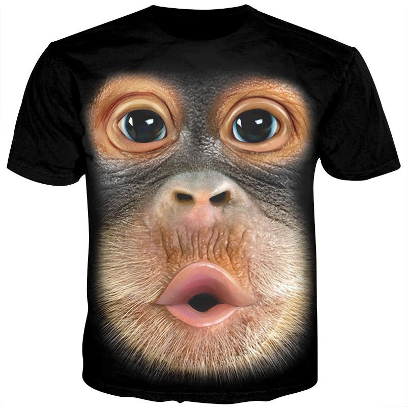 3D Hip-Hop Print T-Shirt — Fun - 3D Printing Nylon recension och pris