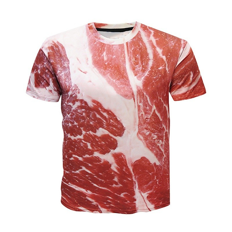 3D Hip-Hop Print T-Shirt — Fun - 3D Printing Nylon recension och pris