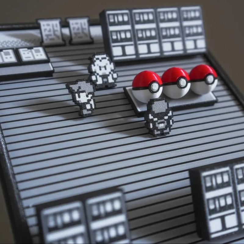 Pokemon Gold Silver Scene Figu - 3D Printing Article recension och pris