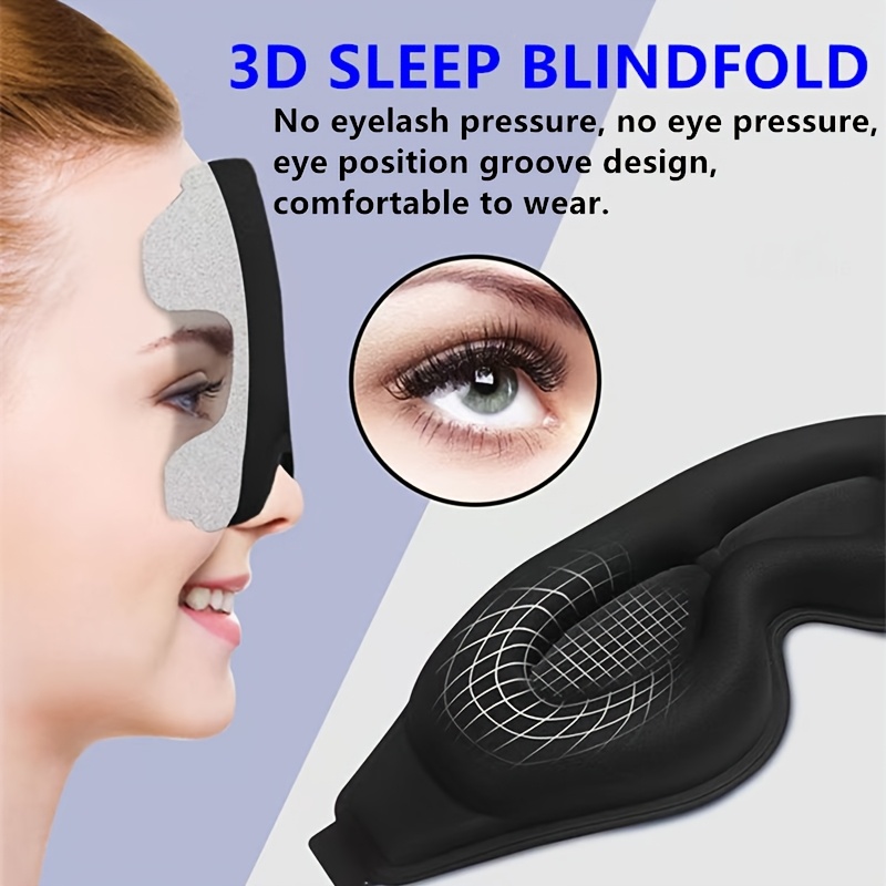 1pc Sleep Mask,3D Deep Contour - 3D Printing Mask recension och pris