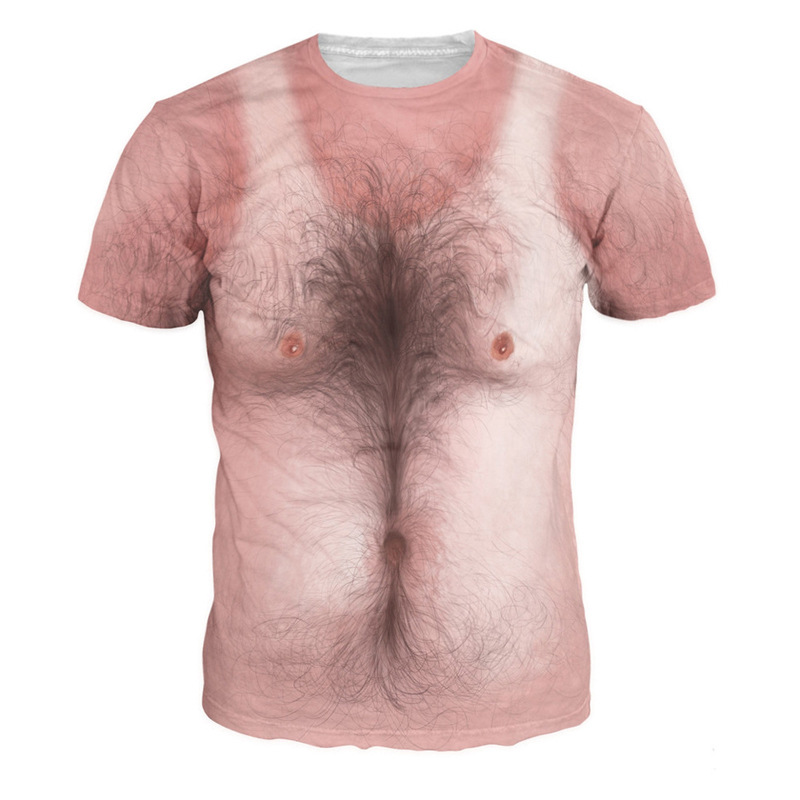 Hip-Hop 3D Short-Sleeve T-Shir - 3D Printing Nylon recension och pris