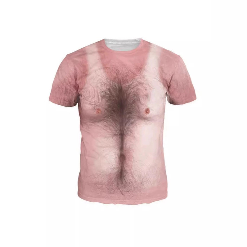 Hip-Hop 3D Short-Sleeve T-Shir - 3D Printing Nylon recension och pris
