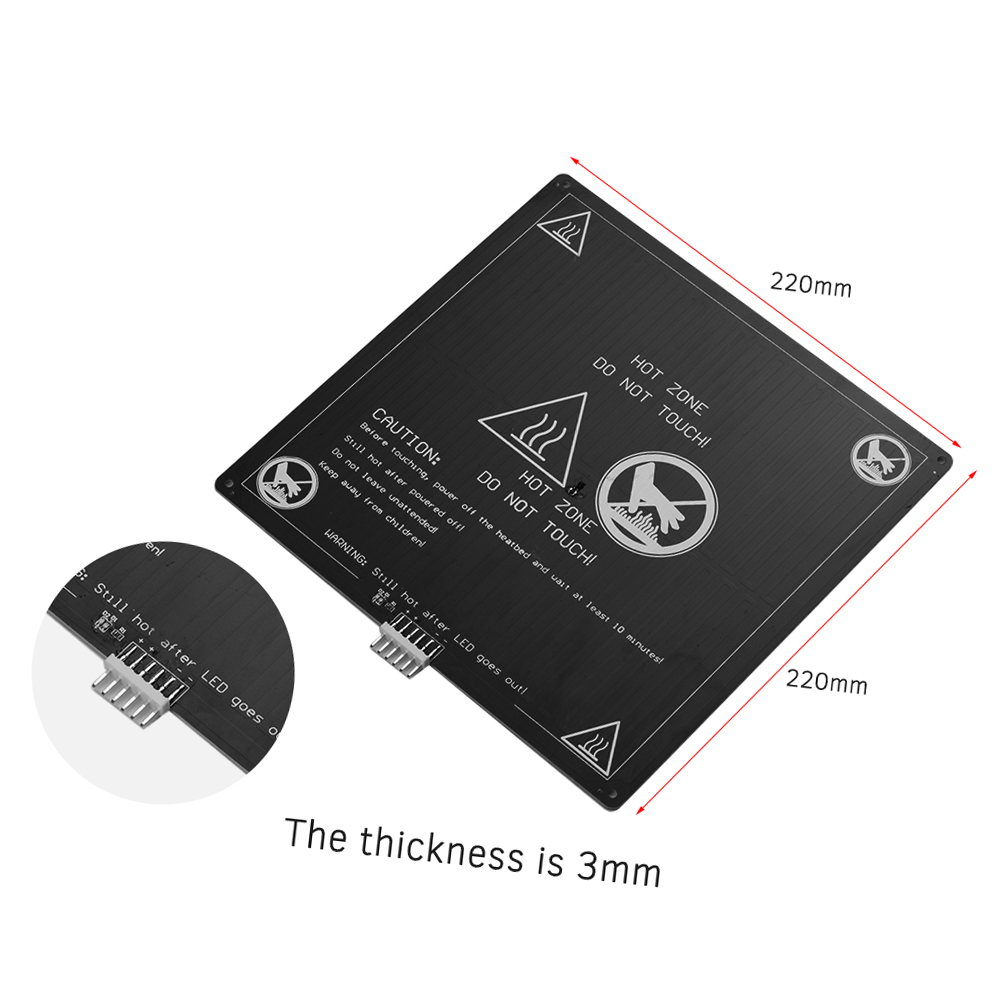 Aluminum Heated Bed 12V Hotbed - 3D Printing Industrial recension och pris