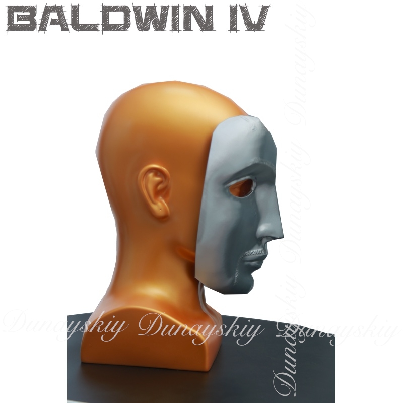 Halloween Baldwin IV Mask Cosp - 3D Printing Mask recension och pris