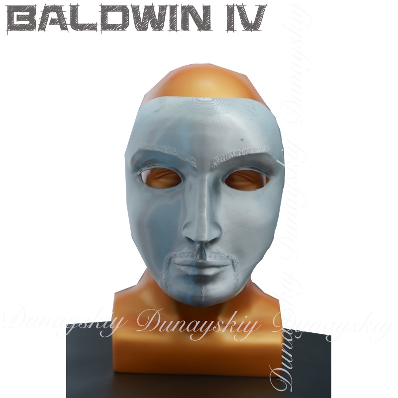 Halloween Baldwin IV Mask Cosp - 3D Printing Mask recension och pris