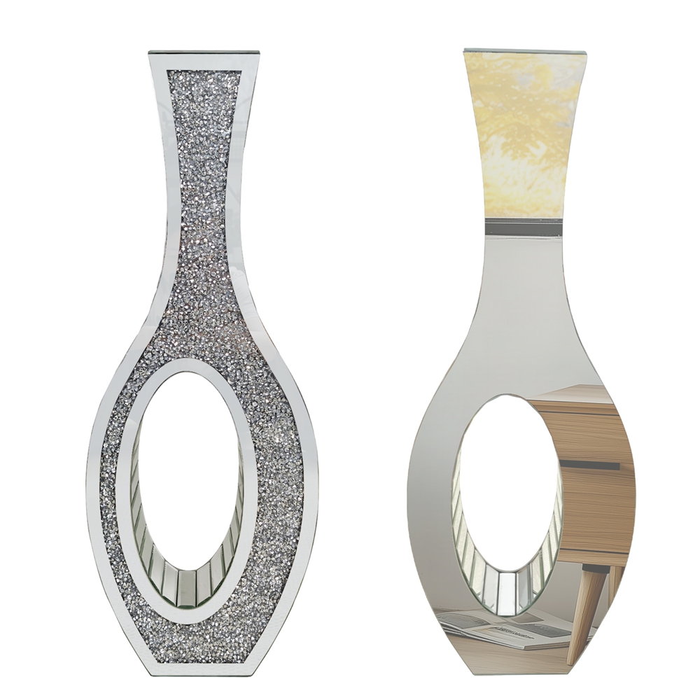 Tall Silver Mirrored Vase Deco - 3D Printing Vase recension och pris